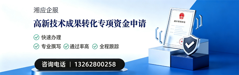 高新技术成果转化专项资金申报服务